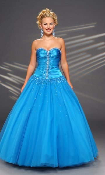 blue prom dress	